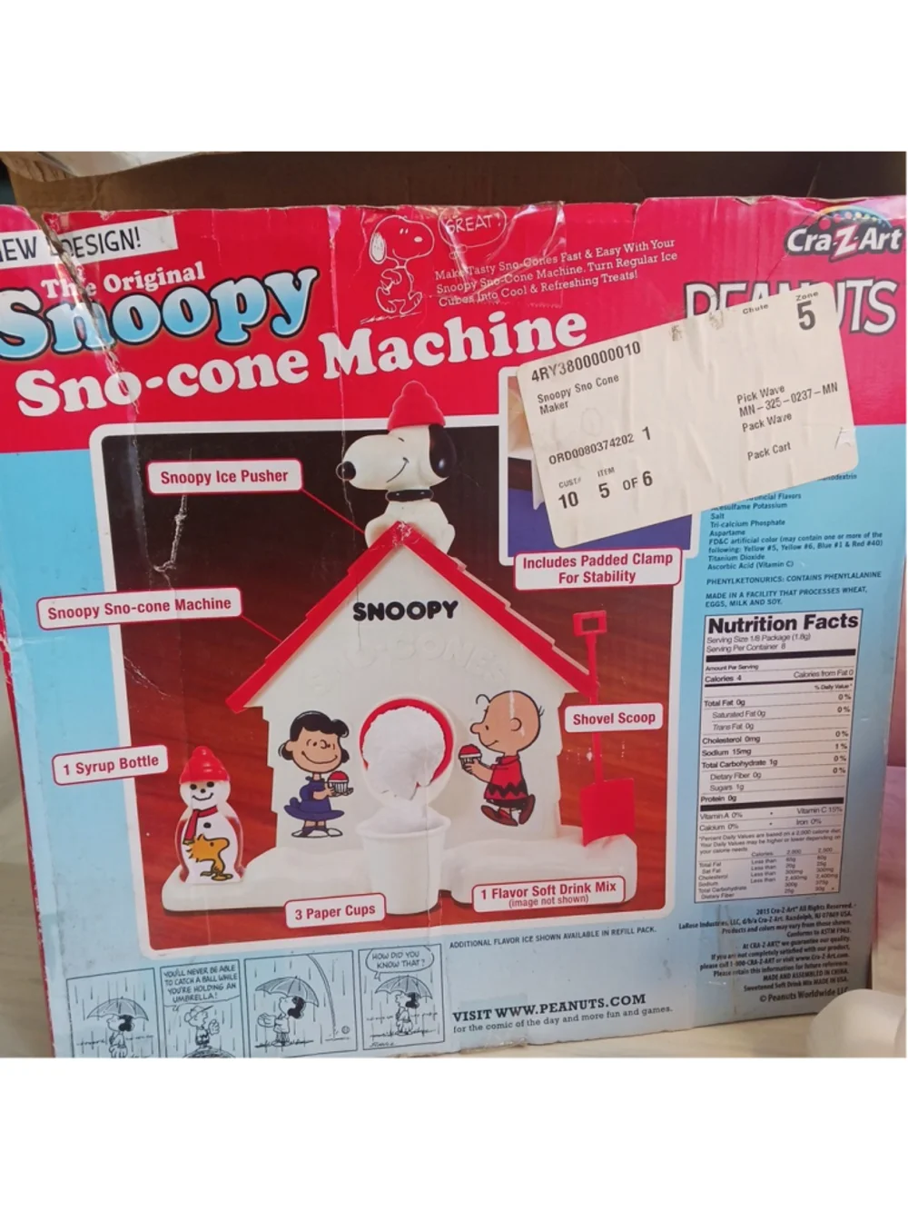Cra Z Art Snoopy Sno Cone Machine 2019